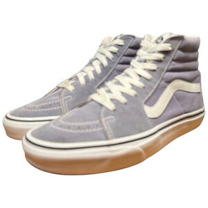 VANS SK8-Hi Off The Wall M 8.5/W 10 Granite True White High Top Sneakers